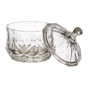 Bonbonnière - HOME DECO FACTORY - Ciselée - 200cl - Transparent