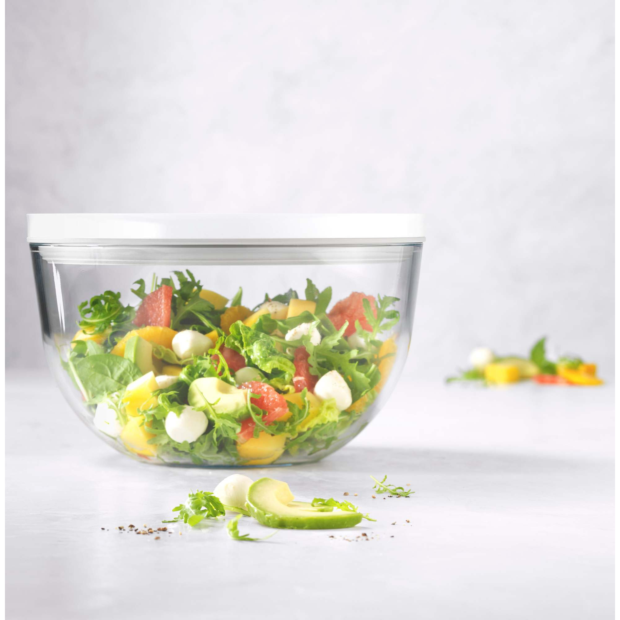 Bol sous vide L / 24 cm, Verre, Transparent