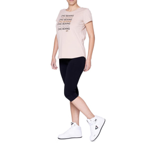 Camiseta de mujer Leone de manga corta Winter Chic Boxing
