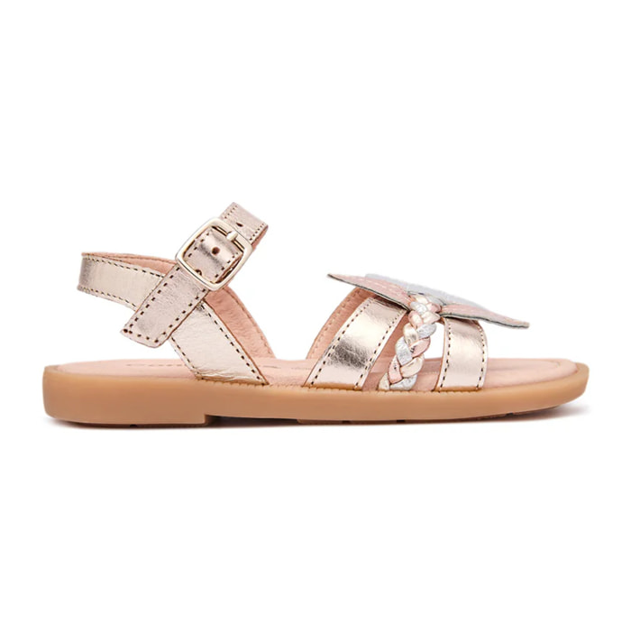 Sandalias Abiertas de Niña Brillantes en Multicolor