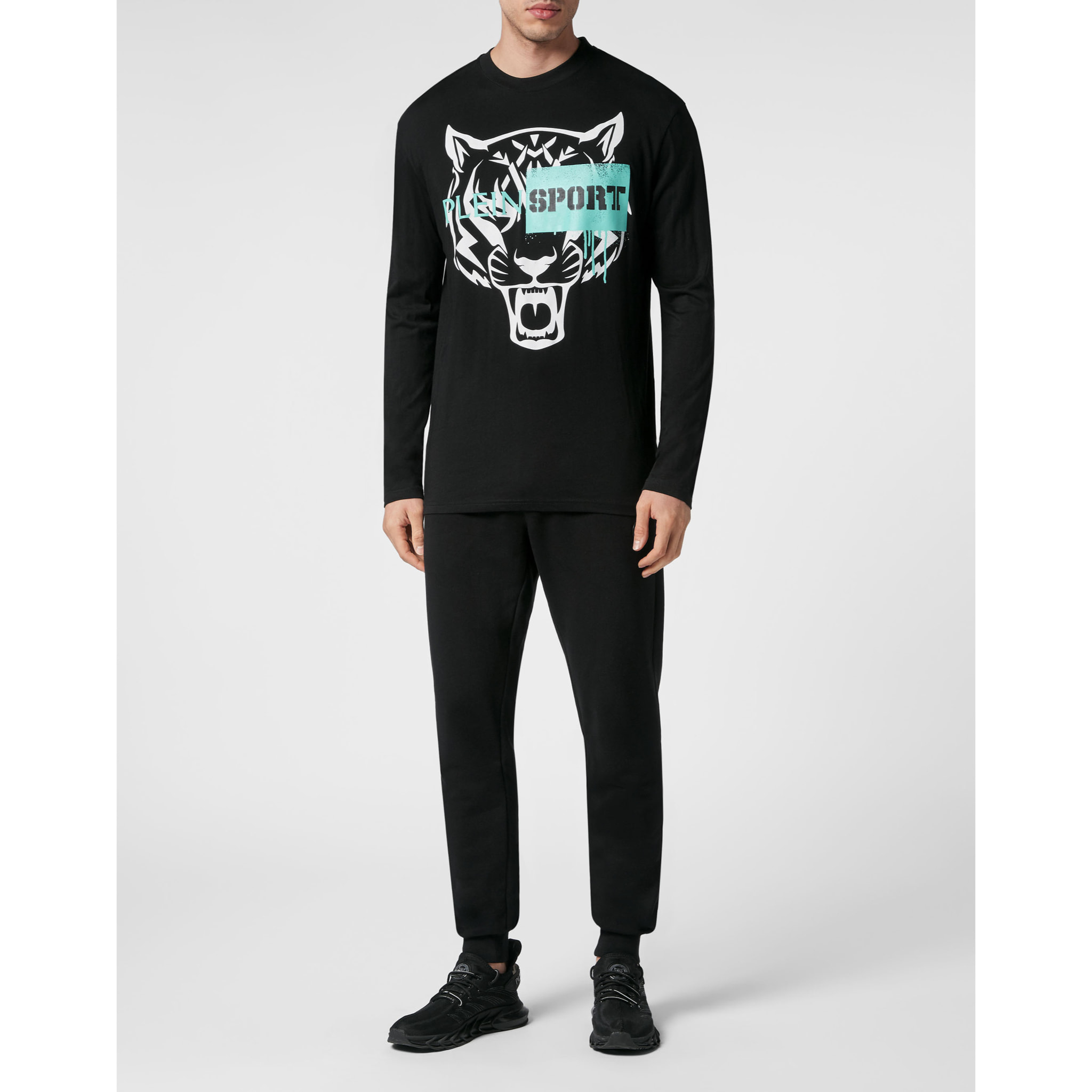 PLEIN SPORT Camiseta Cuello Redondo TIGER