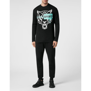 PLEIN SPORT Camiseta Cuello Redondo TIGER
