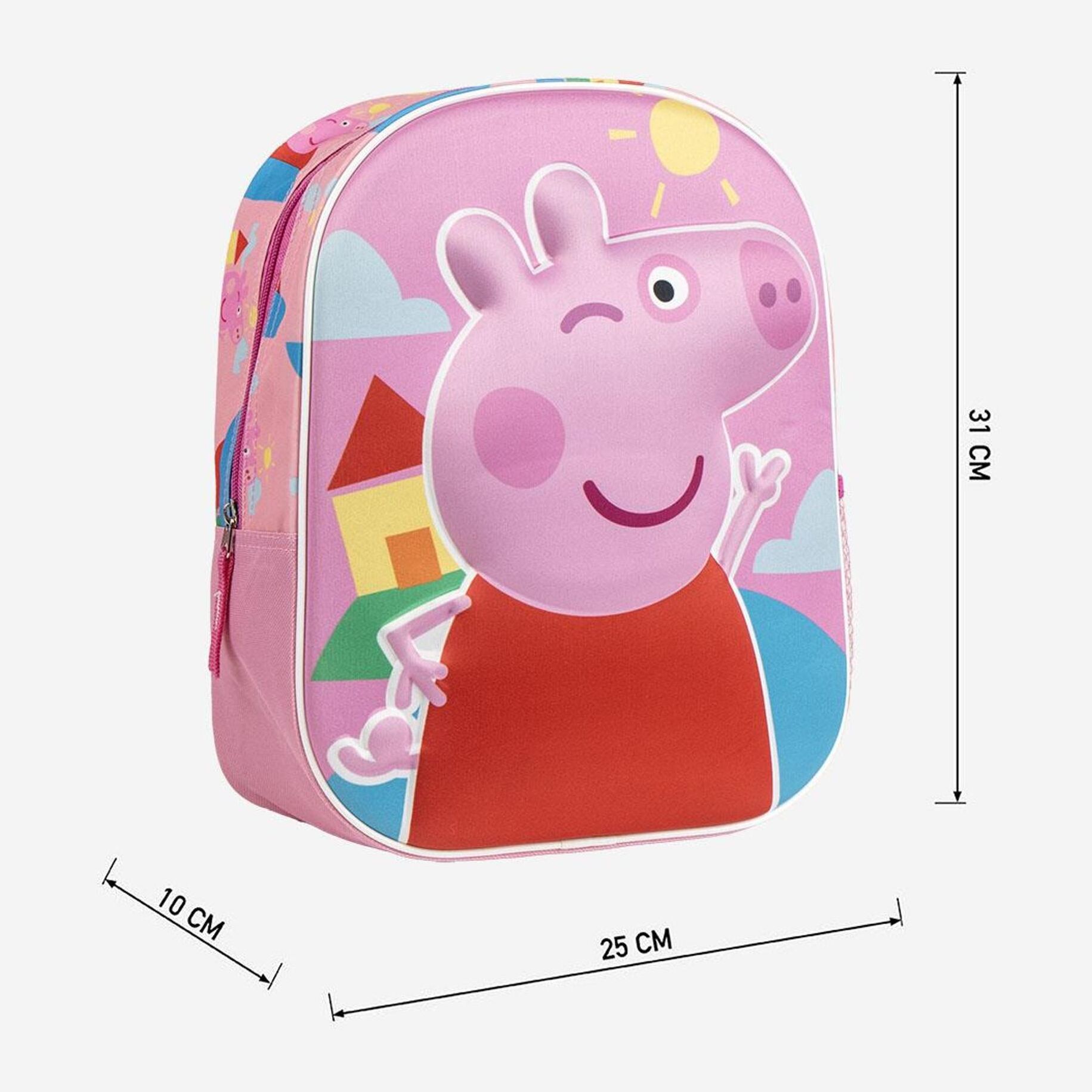 Mochila Infantil 3D Peppa Pig