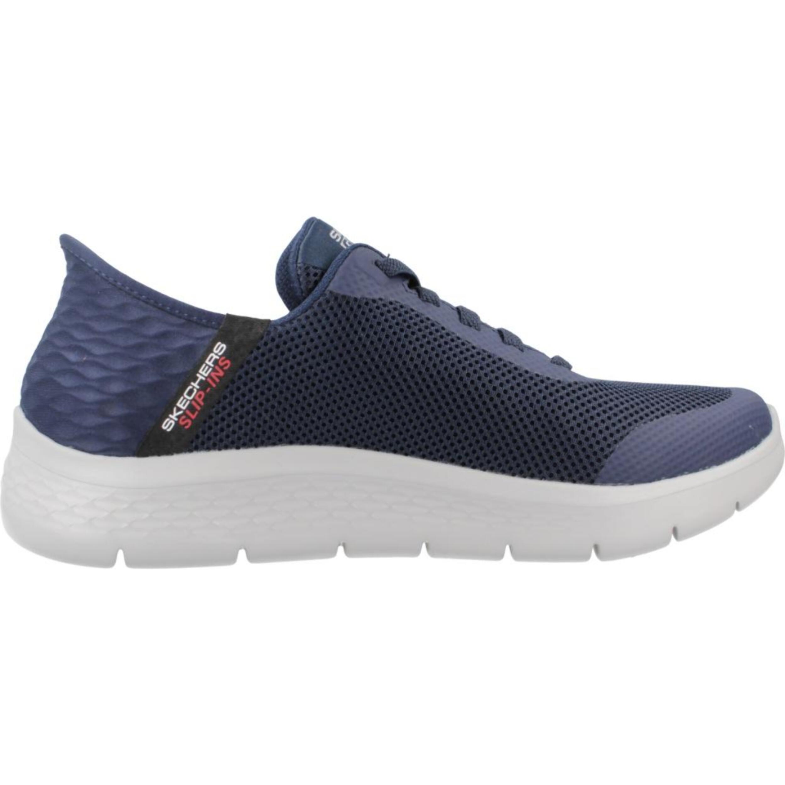 Sneakers De  Hombre 216324s Go Walk Flex Hands Up Azul