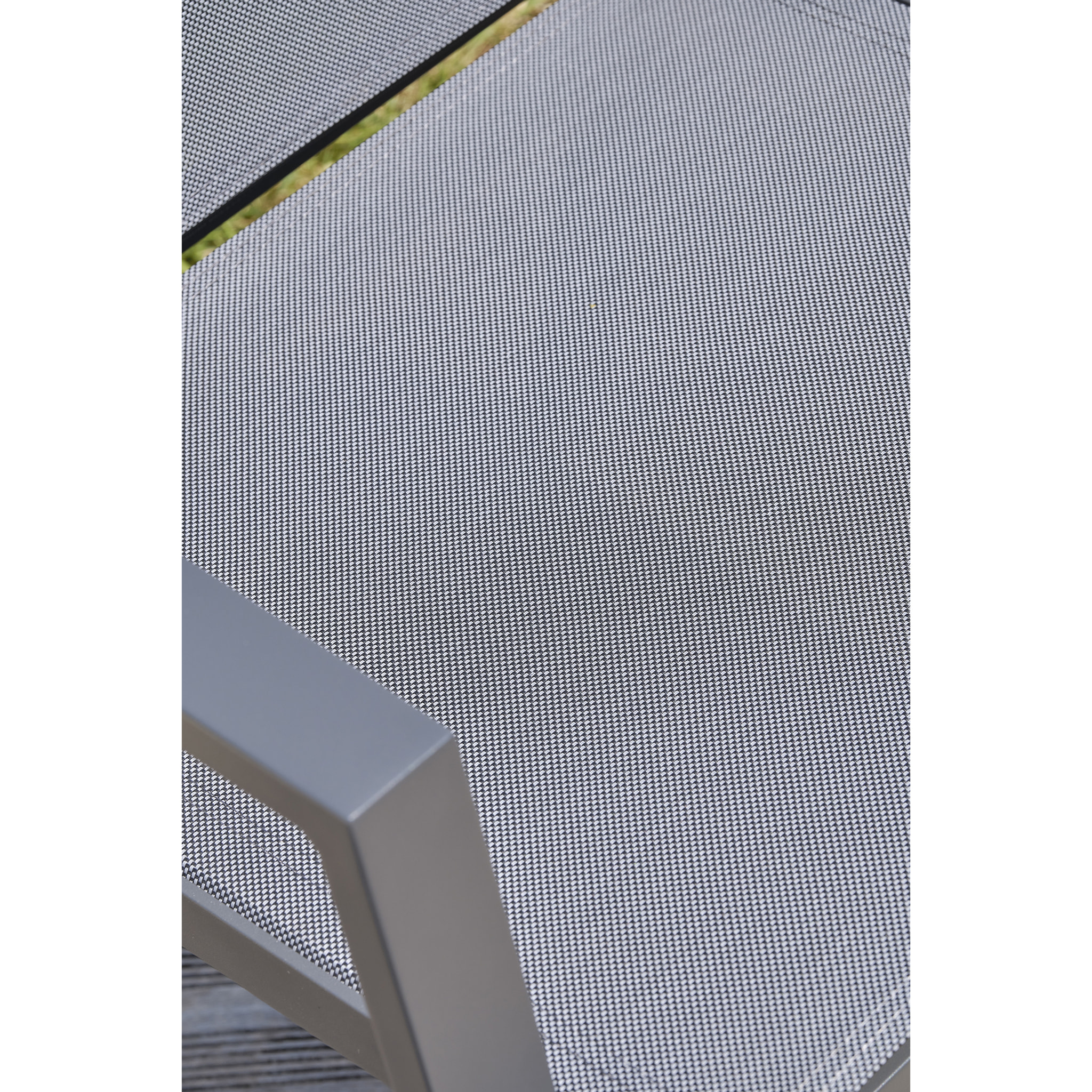 FLORIDE - Ensemble repas de jardin 8 places en aluminium