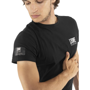 Camiseta de algodón de manga corta con parche "Selective".