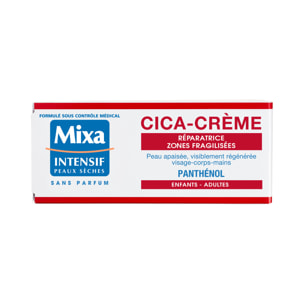 Lot de 6 - Mixa Cica-Crème Réparatrice Zones Fragilisées 50ml