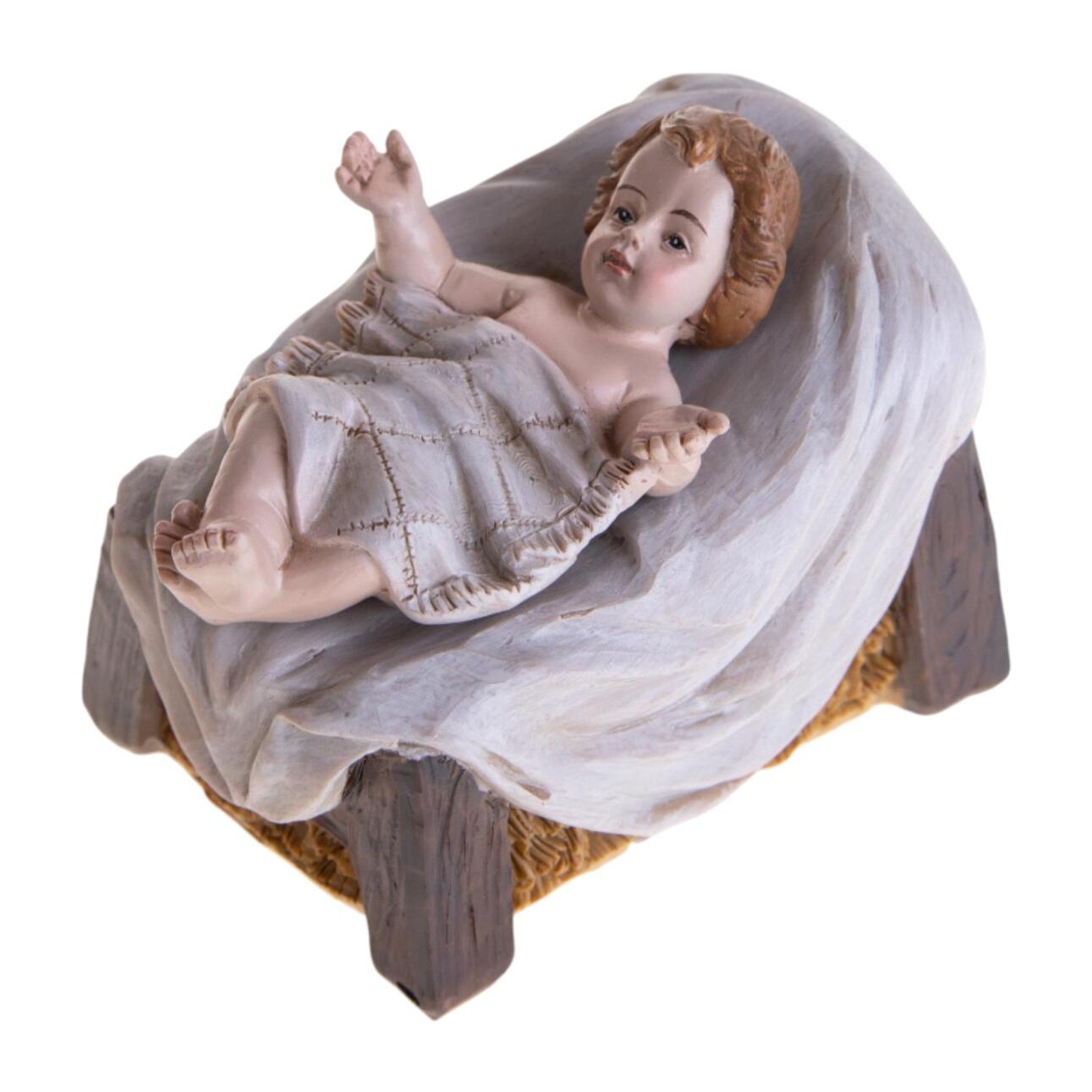 Gesu'bambino con culla - Pezzi 4 - BIANCO - Bianchi Dino SpA
