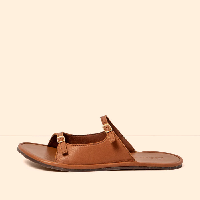 Sandalias N5684 SOFT NAPPA CUERO/ BARE SANDALS color Cuero