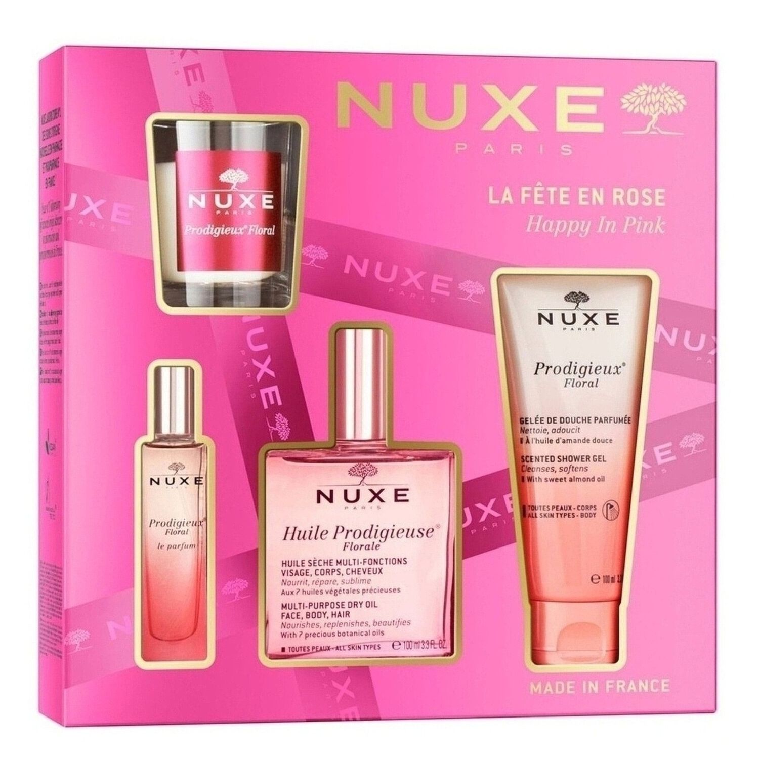 Huile Prodigieuse - Coffret Huile Prodigieuse® 100ml + 3 Produits