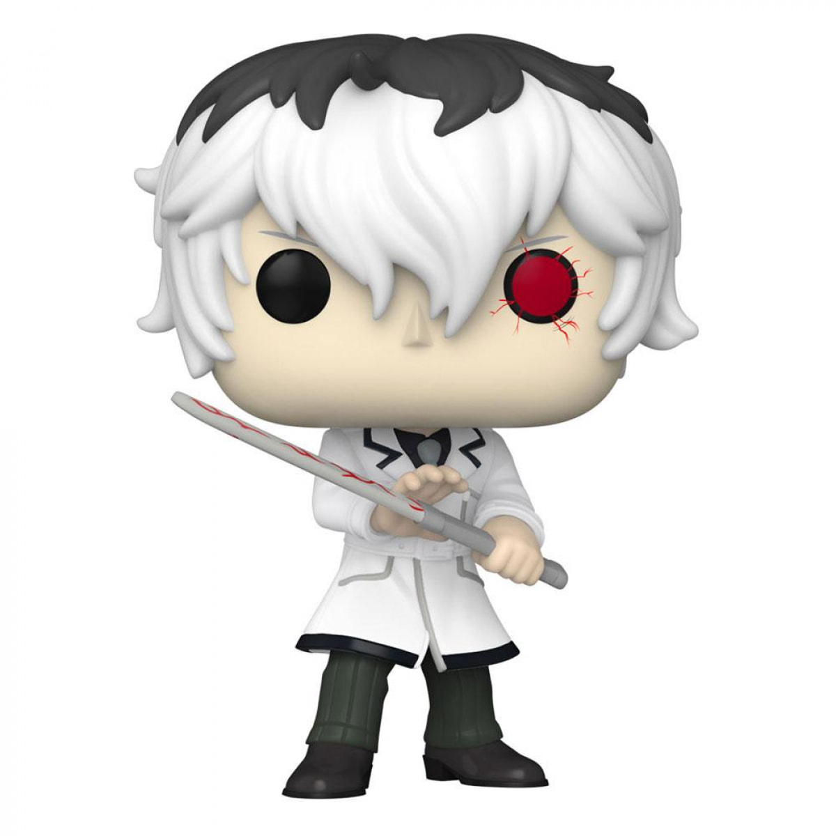 Tokyo Ghoul Pop! Animation Vinile Figura Ken Kaneki In White Outfit 9 Cm Funko