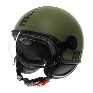 CASCO MOMO FGTR CLASSIC E2206 MONO MATT MILITARY GREEN/BLACK