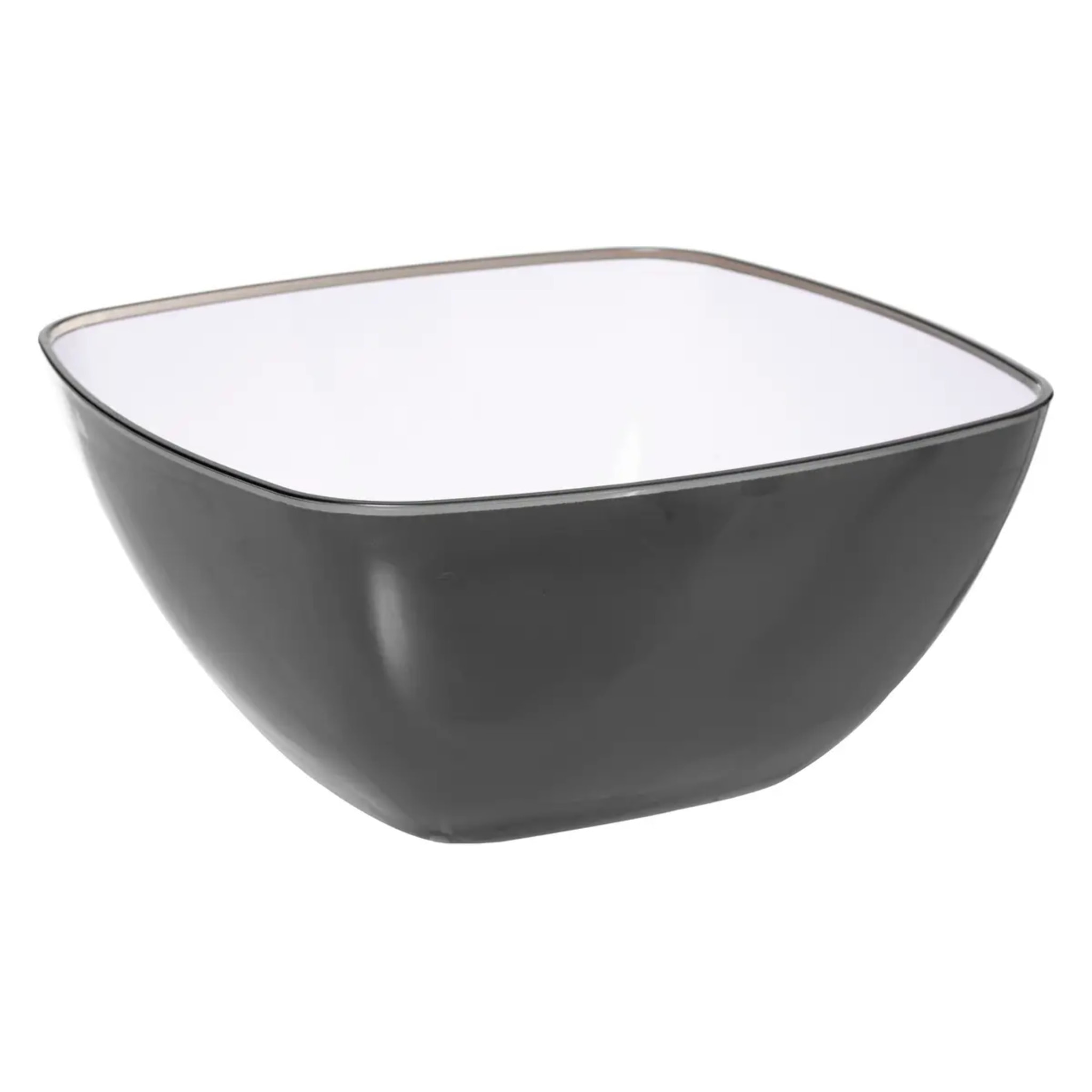 Saladier D25cm "Square" gris anthracite