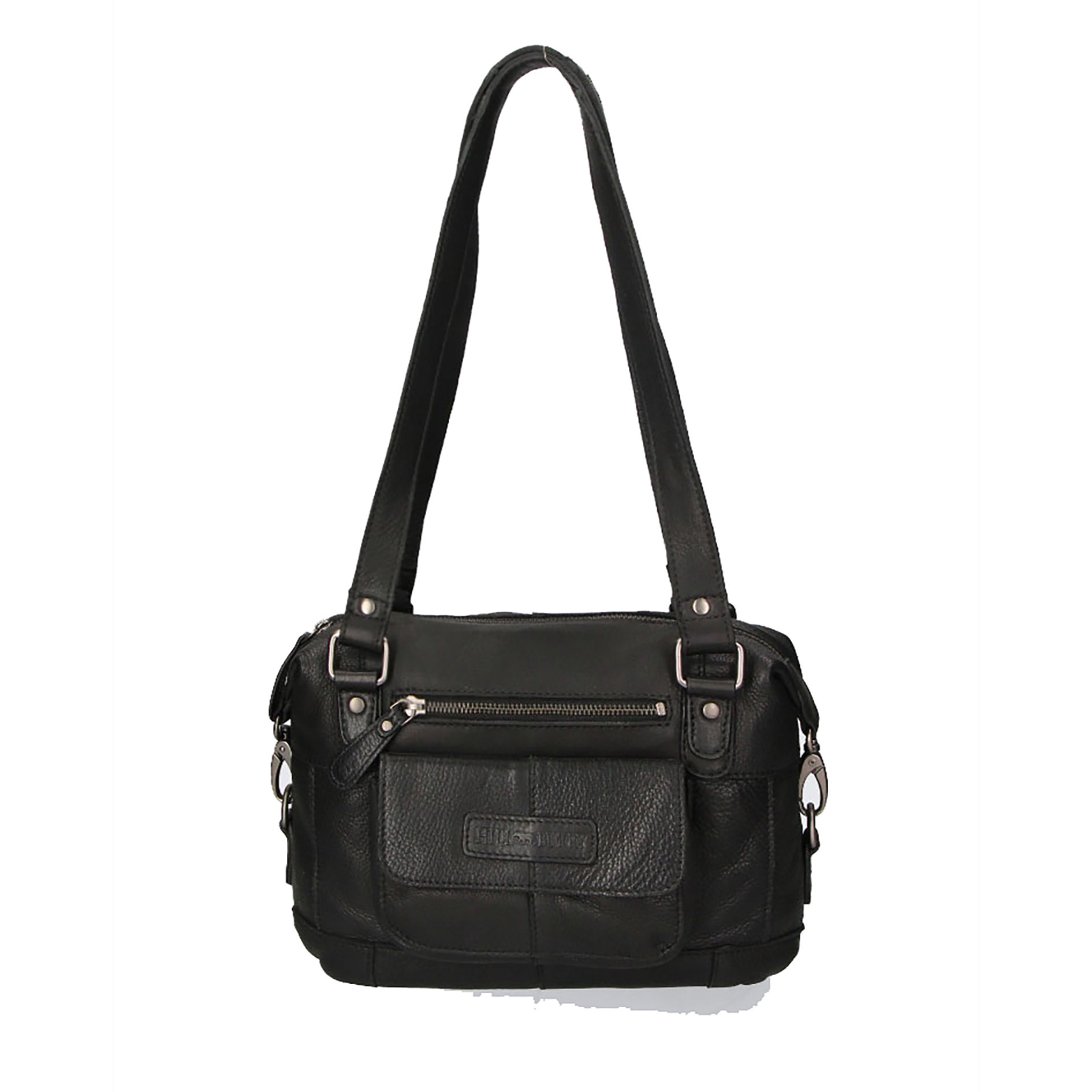 Borsa a tracolla  da uomo In Vera pelle Made in Italy 24x19x7 cm