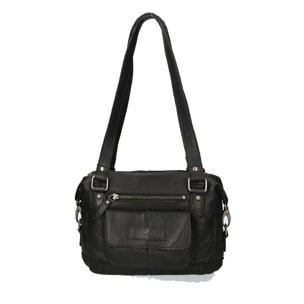 Borsa a tracolla  da uomo In Vera pelle Made in Italy 24x19x7 cm