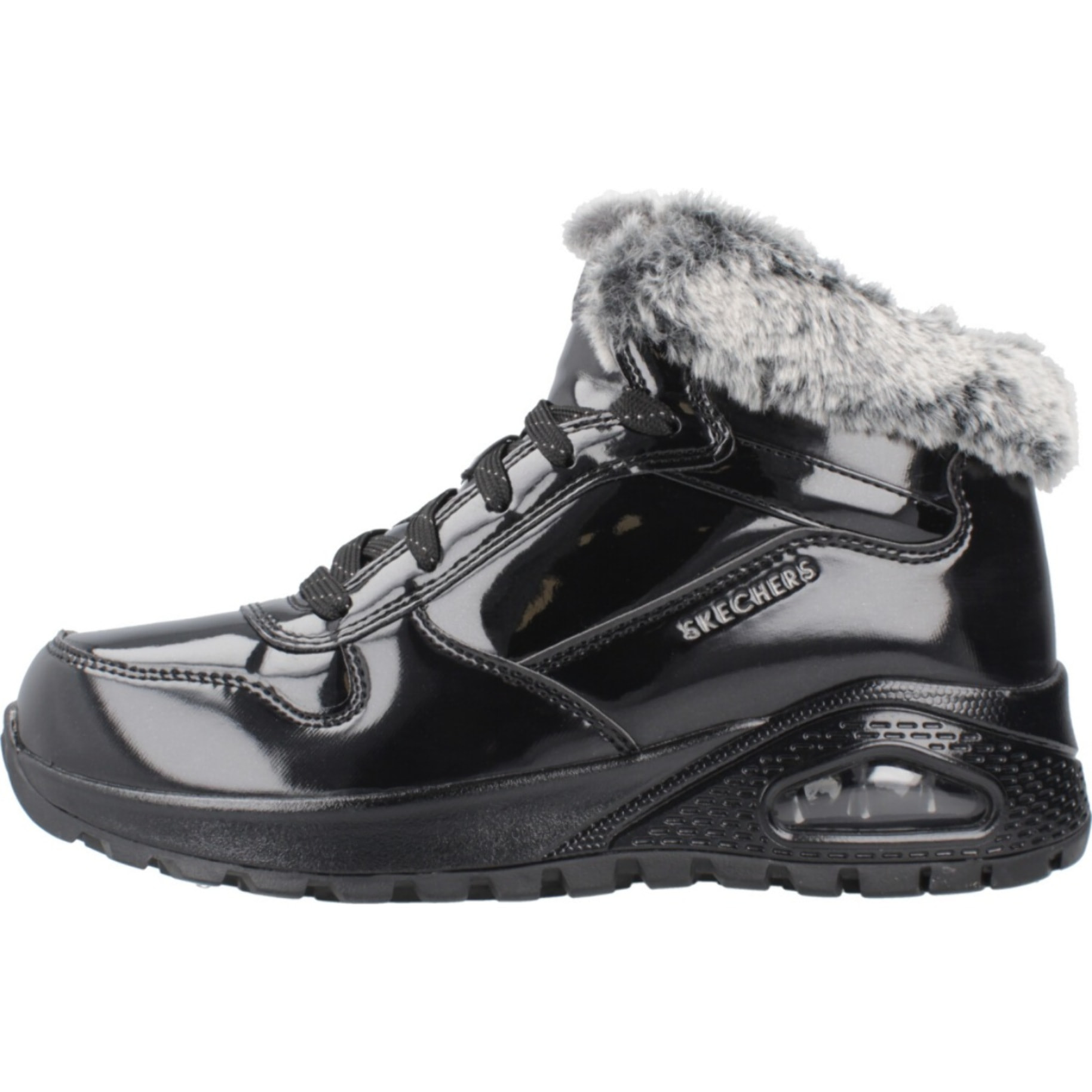 Botines Mujer Rugged Fiesty Winter Negro