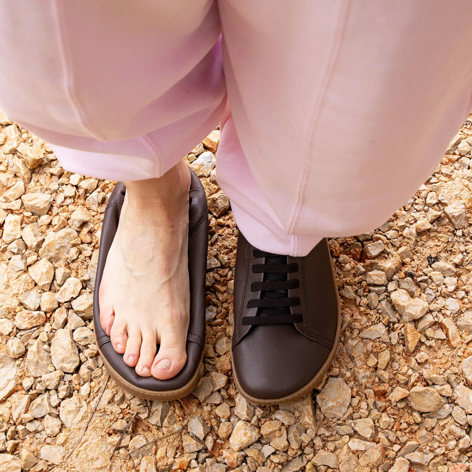 Zapatos N5910 SOFT NAPPA BURDEOS/ ORIGEN color Burdeos