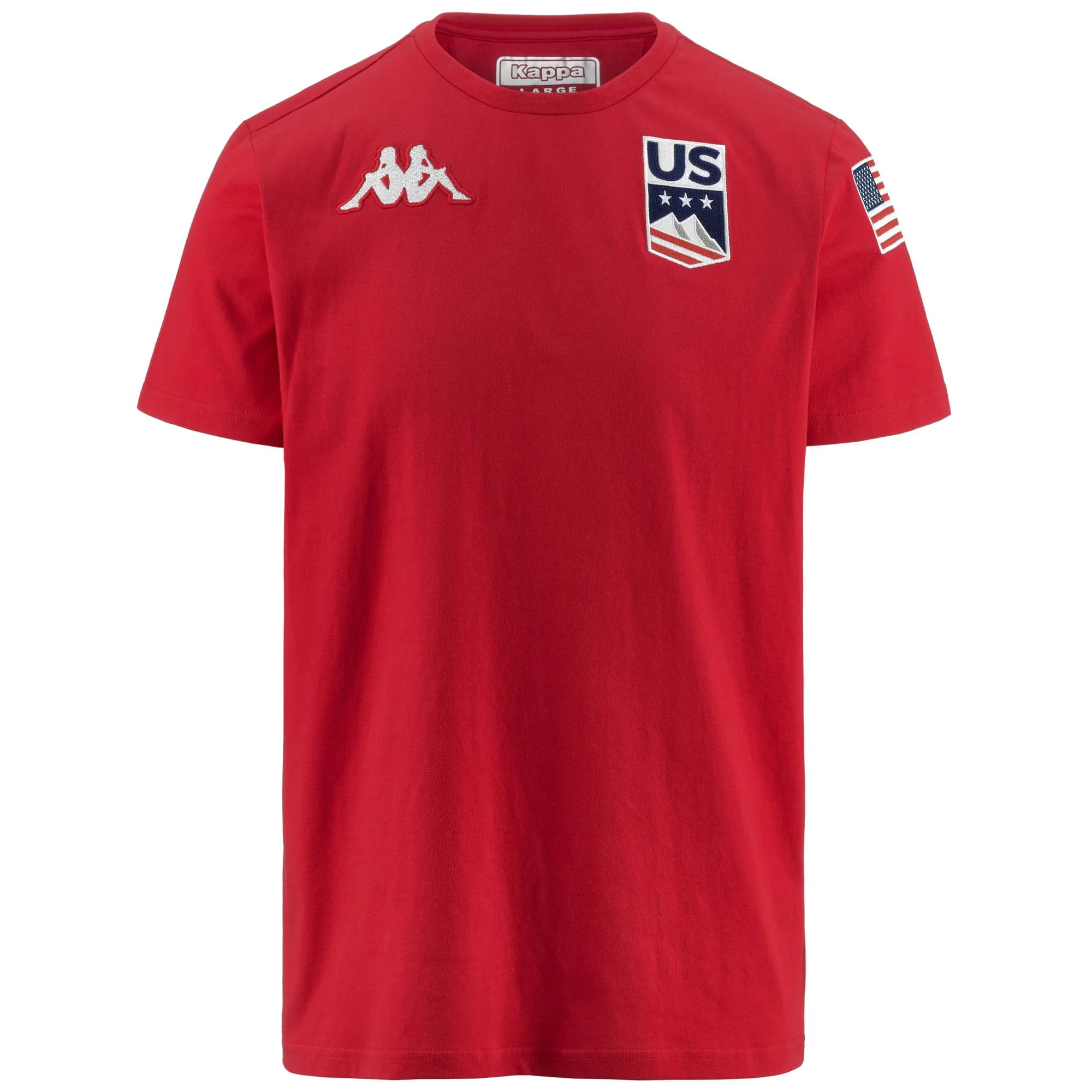 Kappa - T-Shirts & Top Uomo Rosso - Estessi Us