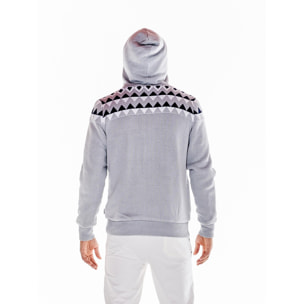 Sudadera de hombre Work Leisure de punto y sherpa con capucha