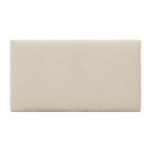 Tête de lit tapissée en beige en différentes tailles