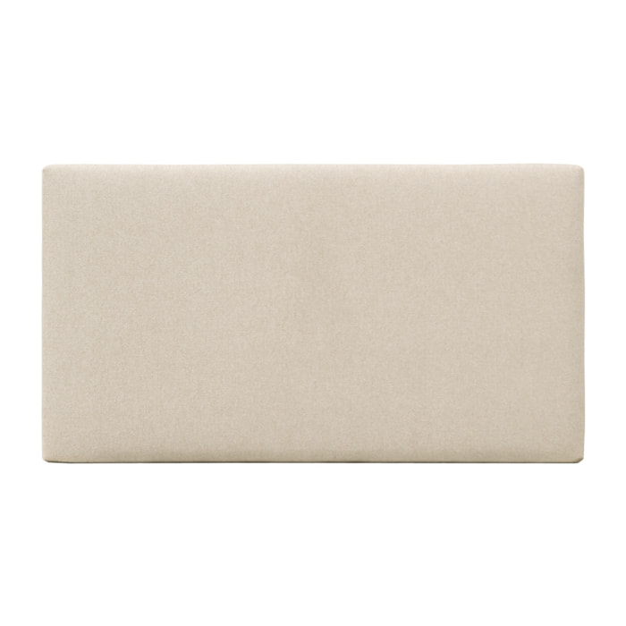 Tête de lit tapissée en beige en différentes tailles