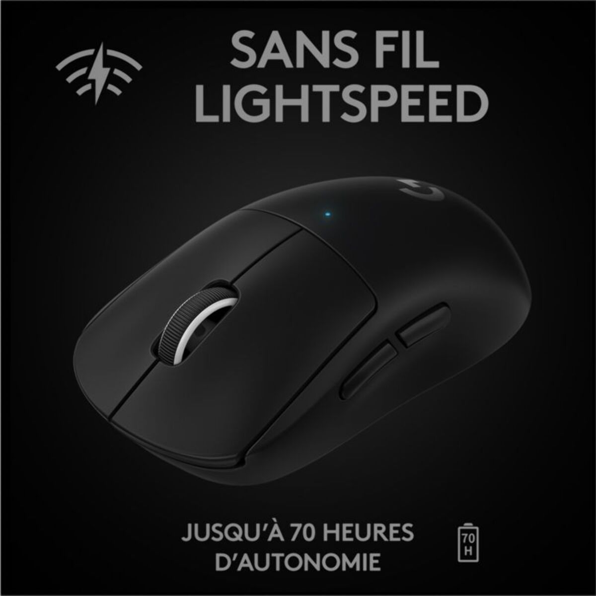 Souris Gamer Sans Fil LOGITECH G PRO X SUPERLIGHT- Noire