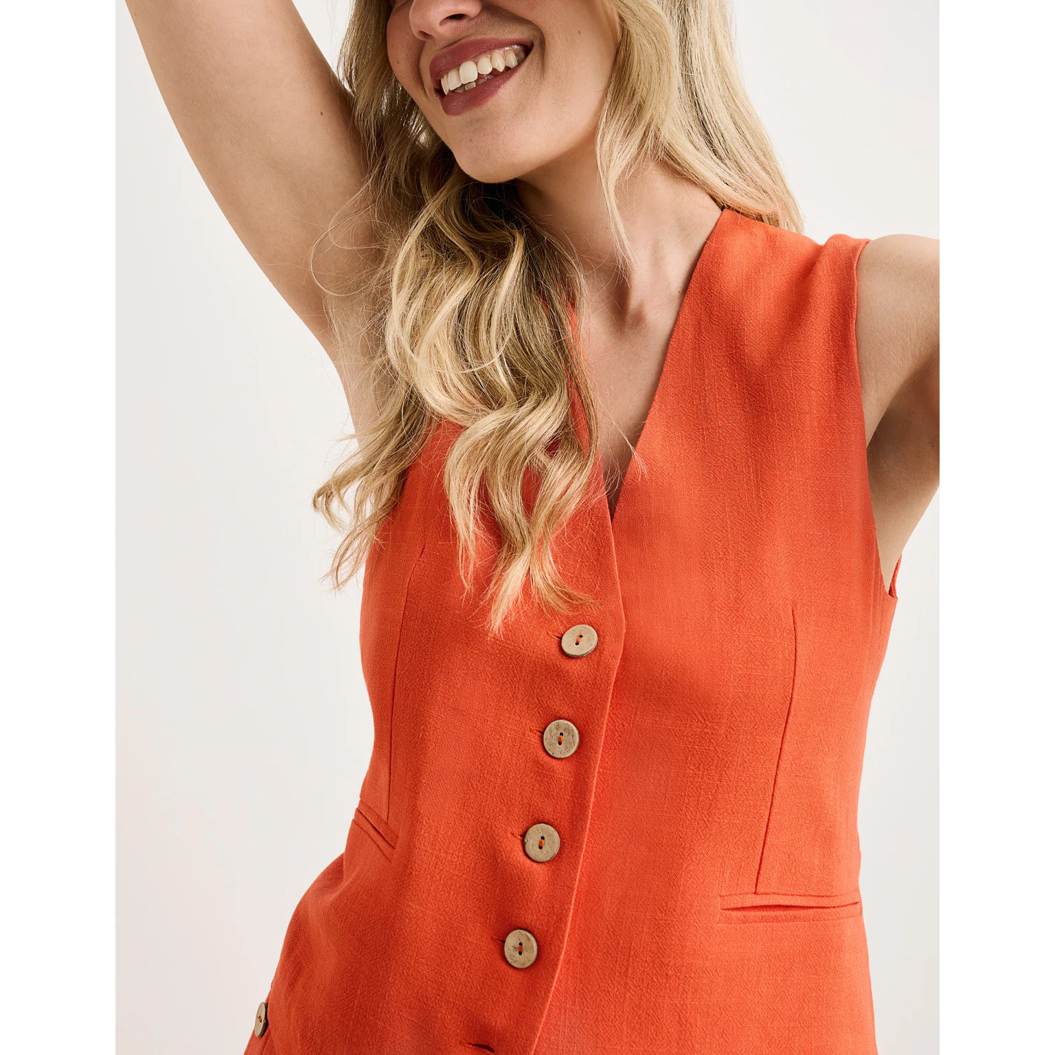 Top Chaleco Naranja - Chai