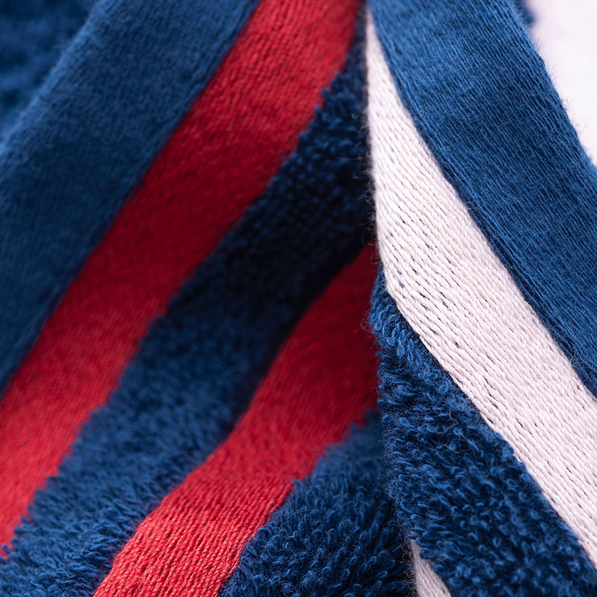 Set de 4 toallas de baño (2x toalla manos 50x90cm + 2x toalla ducha 70x140cm) 100% algodón 500gsm azul marino el ganso