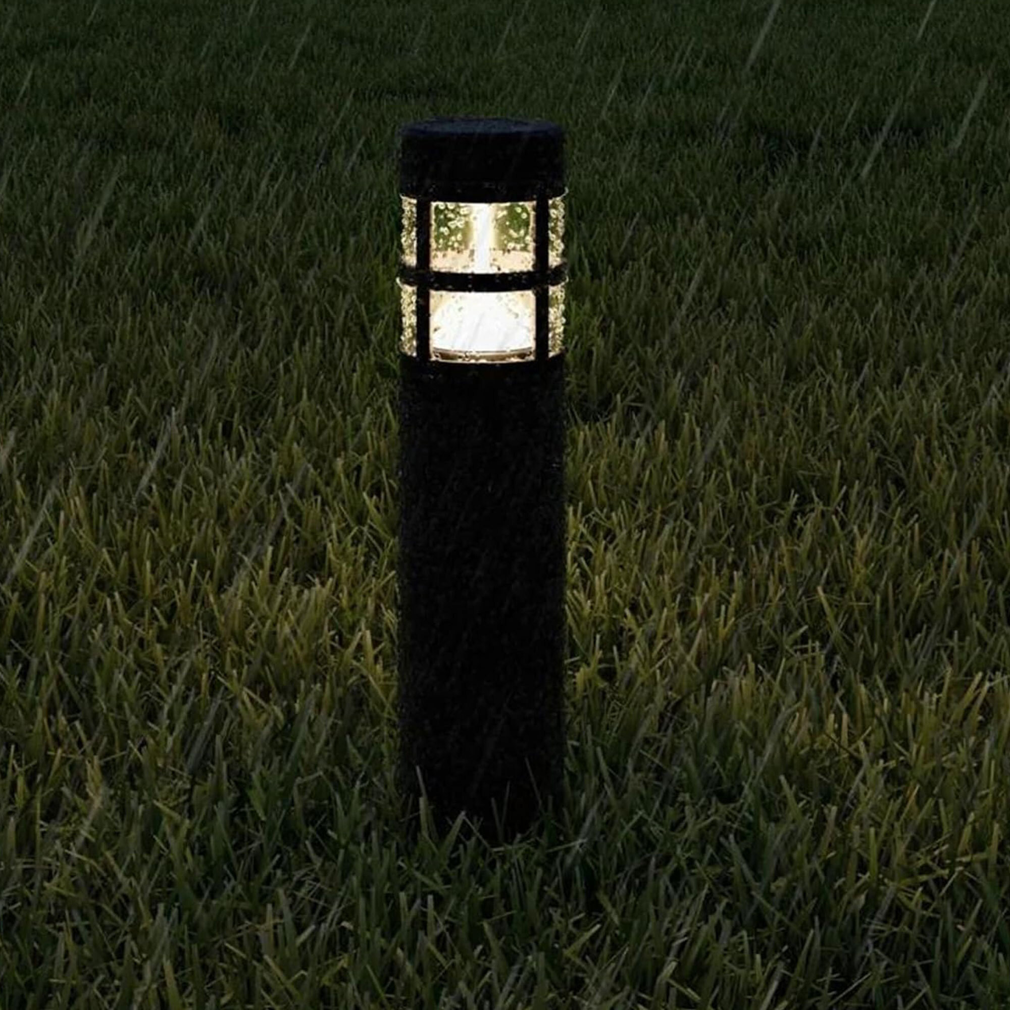 Well Home Luz de Espiga Solar con LED Blanco Cálido - Batería Recargable