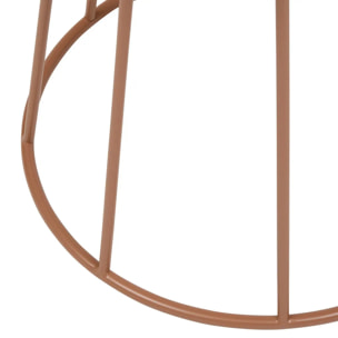 Table d'appoint Latte marron 38x38x42cm