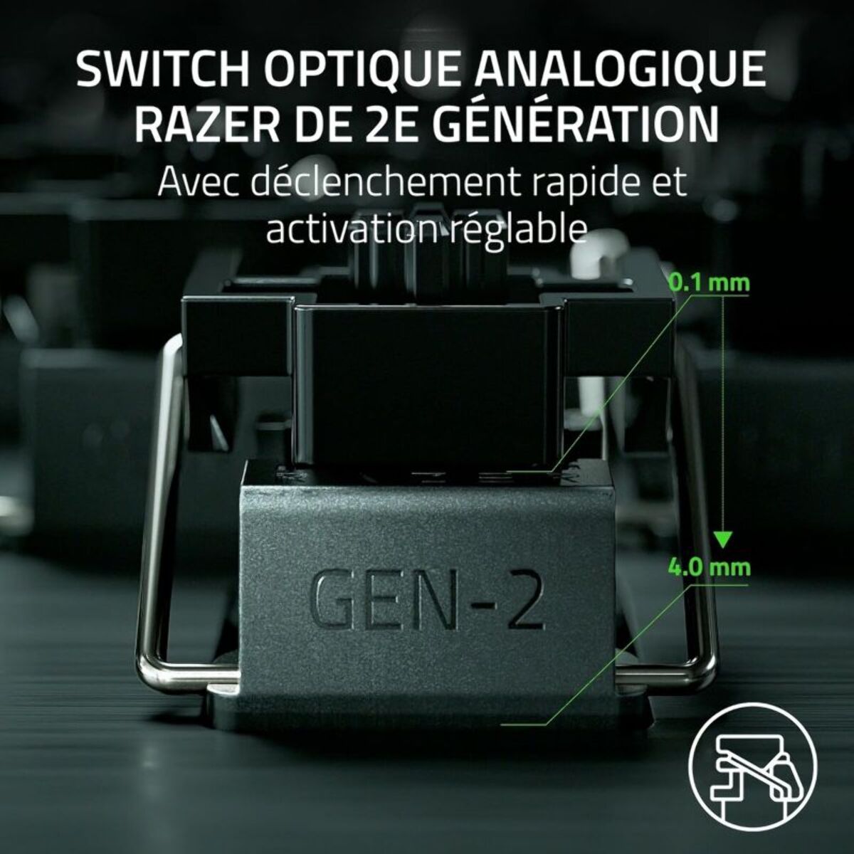 Clavier gamer RAZER Huntsman V3 Pro Tenkeyless Noir