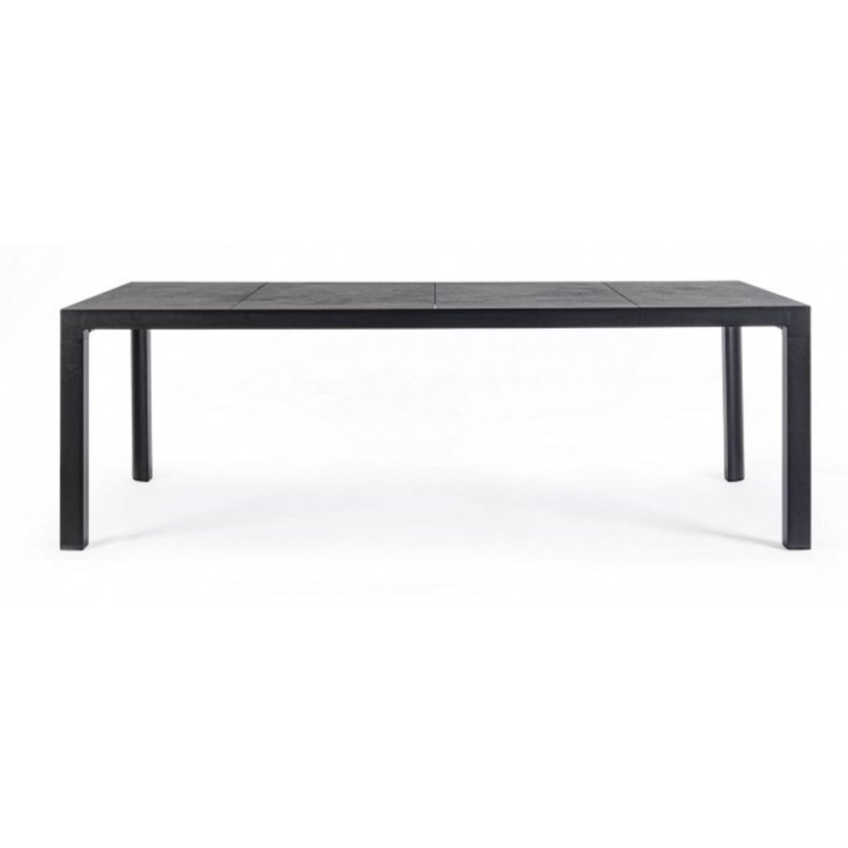 Tavolo fisso MASON in ceramica e struttura in alluminio antracite 220x100 cm