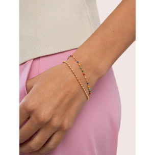 Bracciali Dot Colors Enamel Argento Placcato Oro