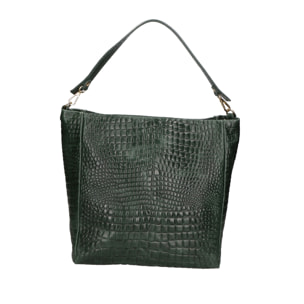 Borsa a spalla da donna - Modello Valtera - Vera pelle - 32.0 x 31.0 x 15.0 cm