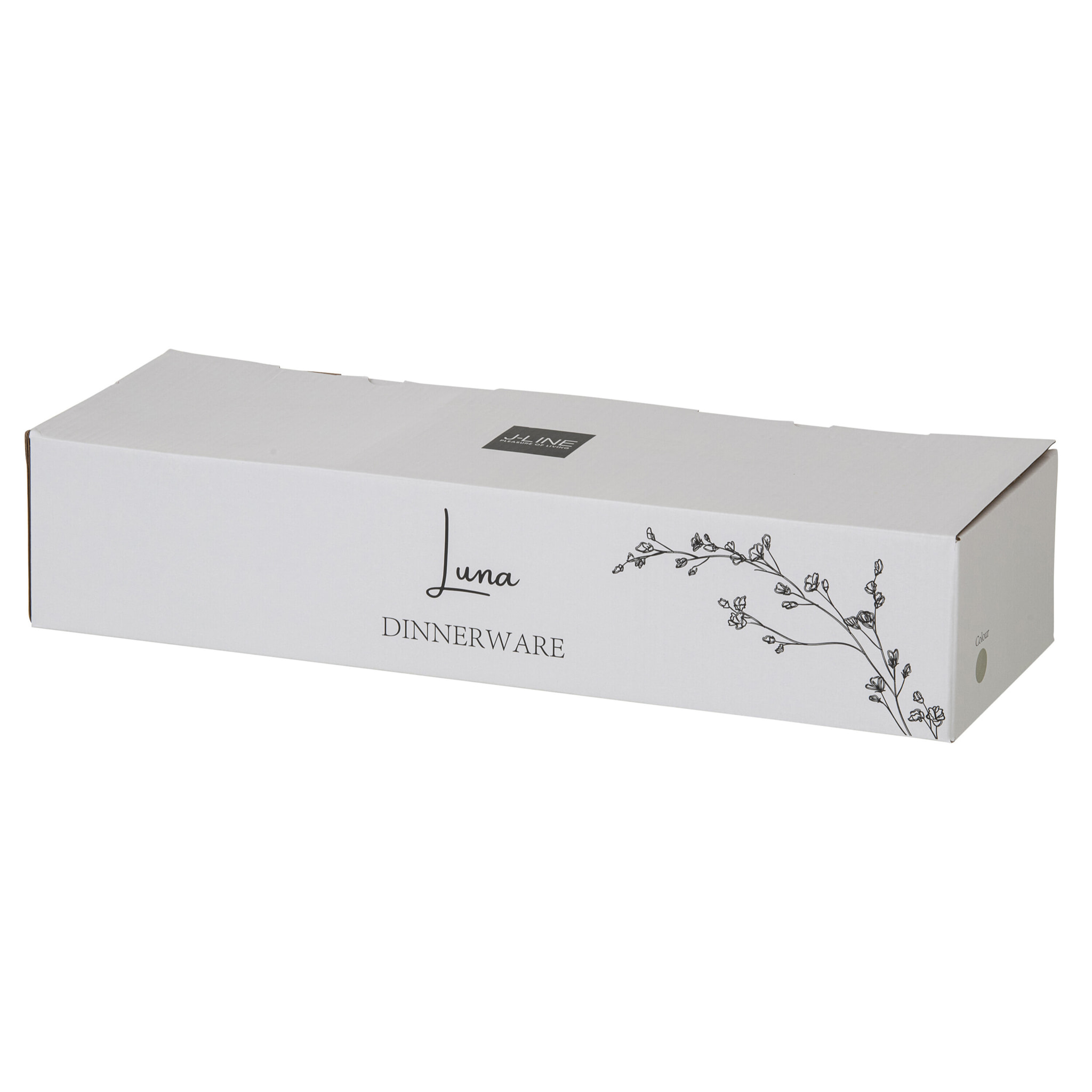 J-Line Tasse + Sous-tasse Luna - céramique - vert clair