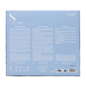 ALFAPARF MILANO Set Holiday Semi Di Lino Density Shampoo 250ml + Conditioner 200+ Cream 125ml