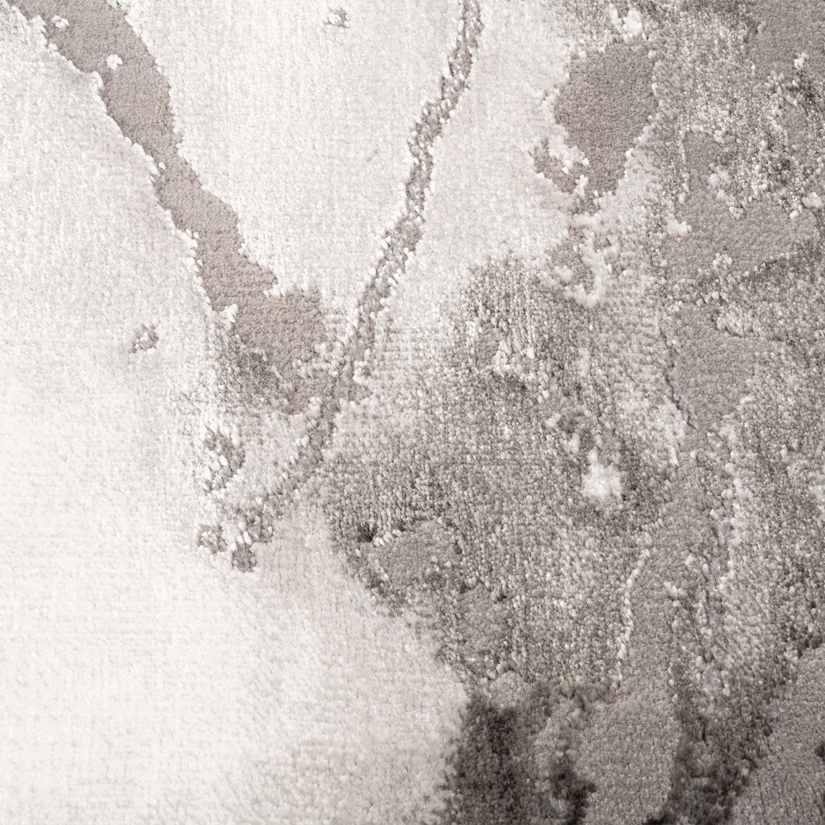 Tapis moderne TEba aux motifs abstraits gris