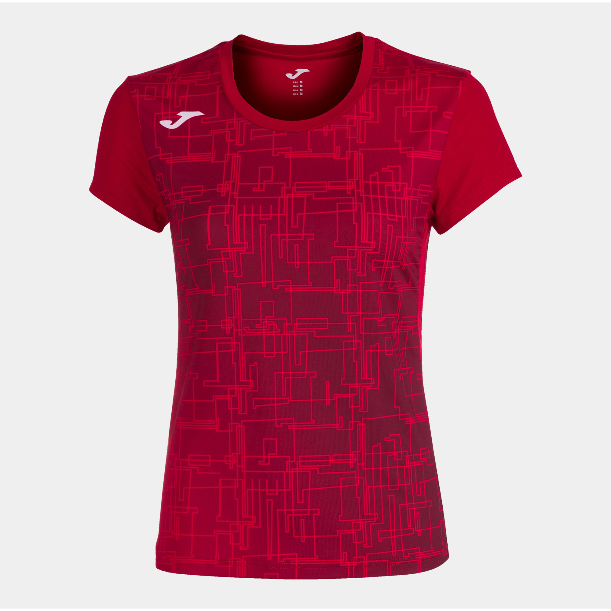 JOMA t-shirt donna rosso