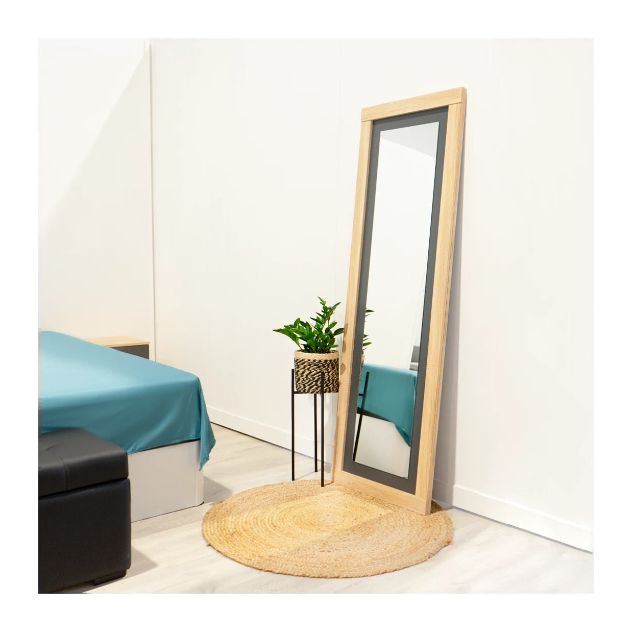 Espejo de pared Kira Cambria - Grafito