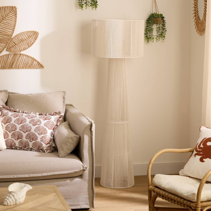 Lampadaire Adria blanc H145cm