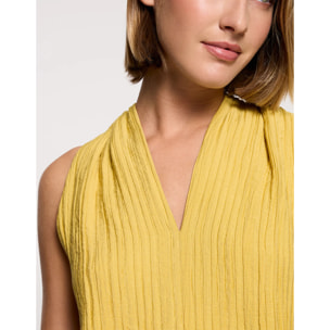 Blusa Tirantes Mostaza - Samira