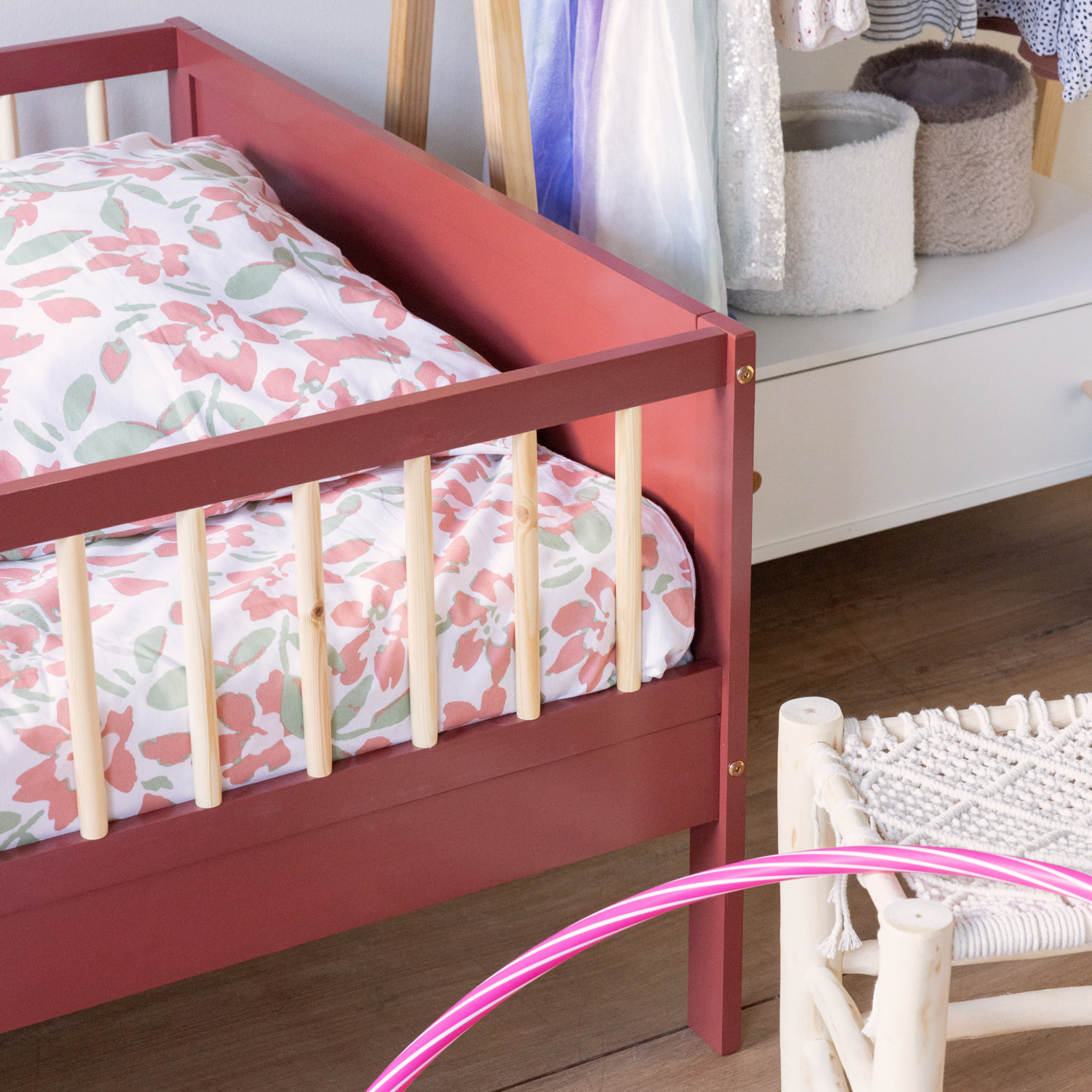 Lit pour enfant 190x90cm terracotta ADAM