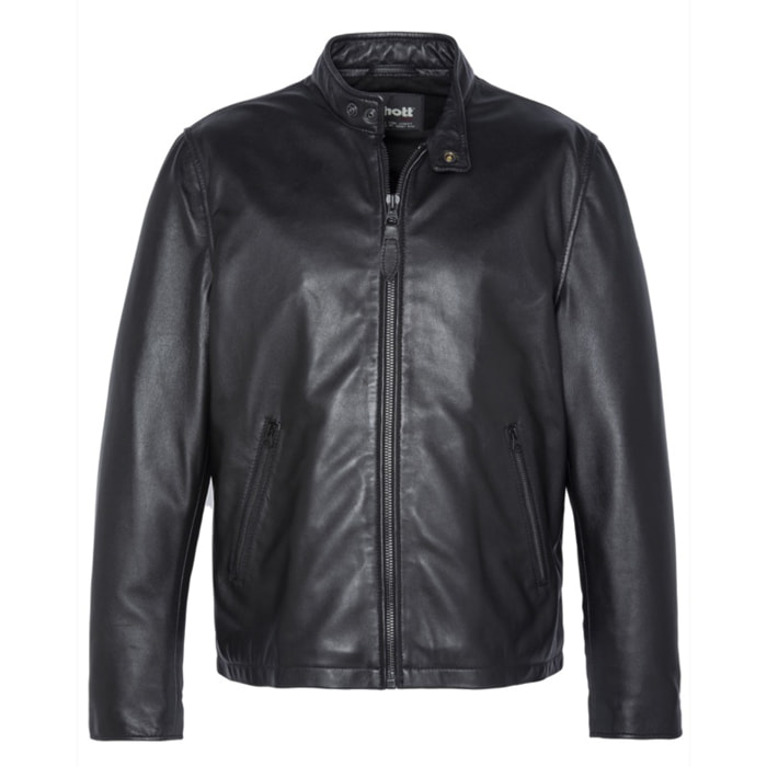 LCBIKERMOTOR JACKETSchott NYC P/EBLACK