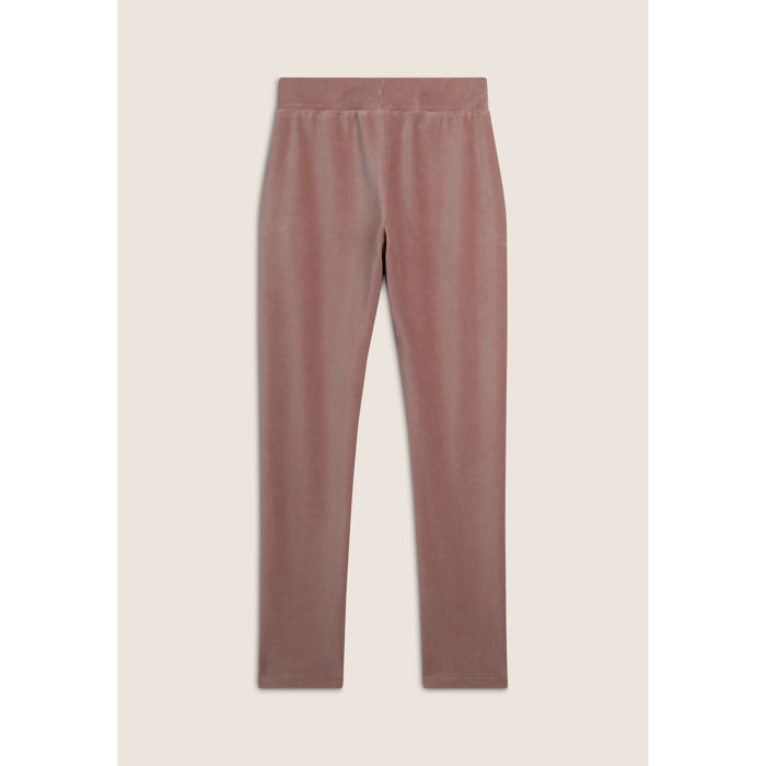 Pantalone donna regular fit in velluto mille righe