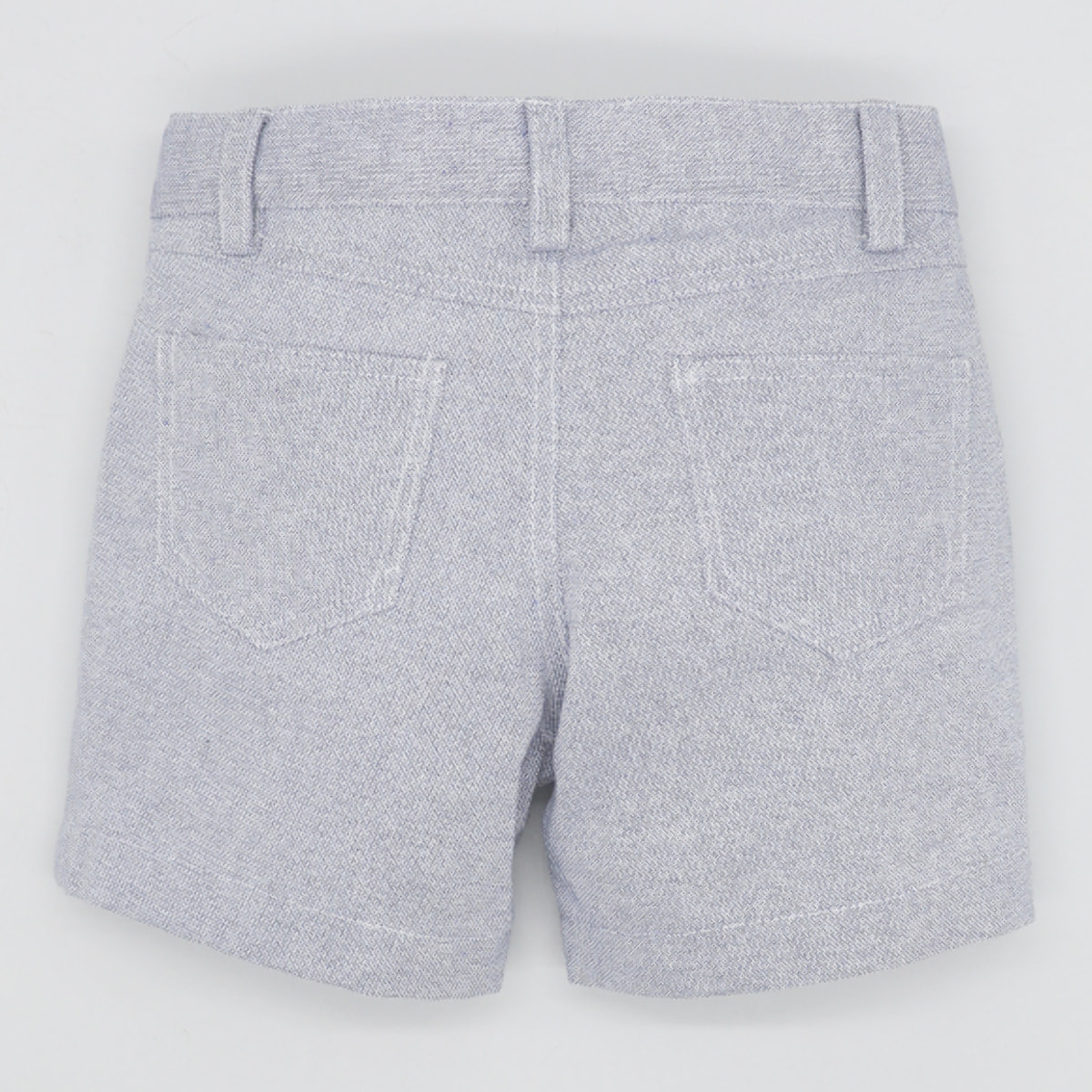 BERMUDA LONETA TEXTURA AZUL