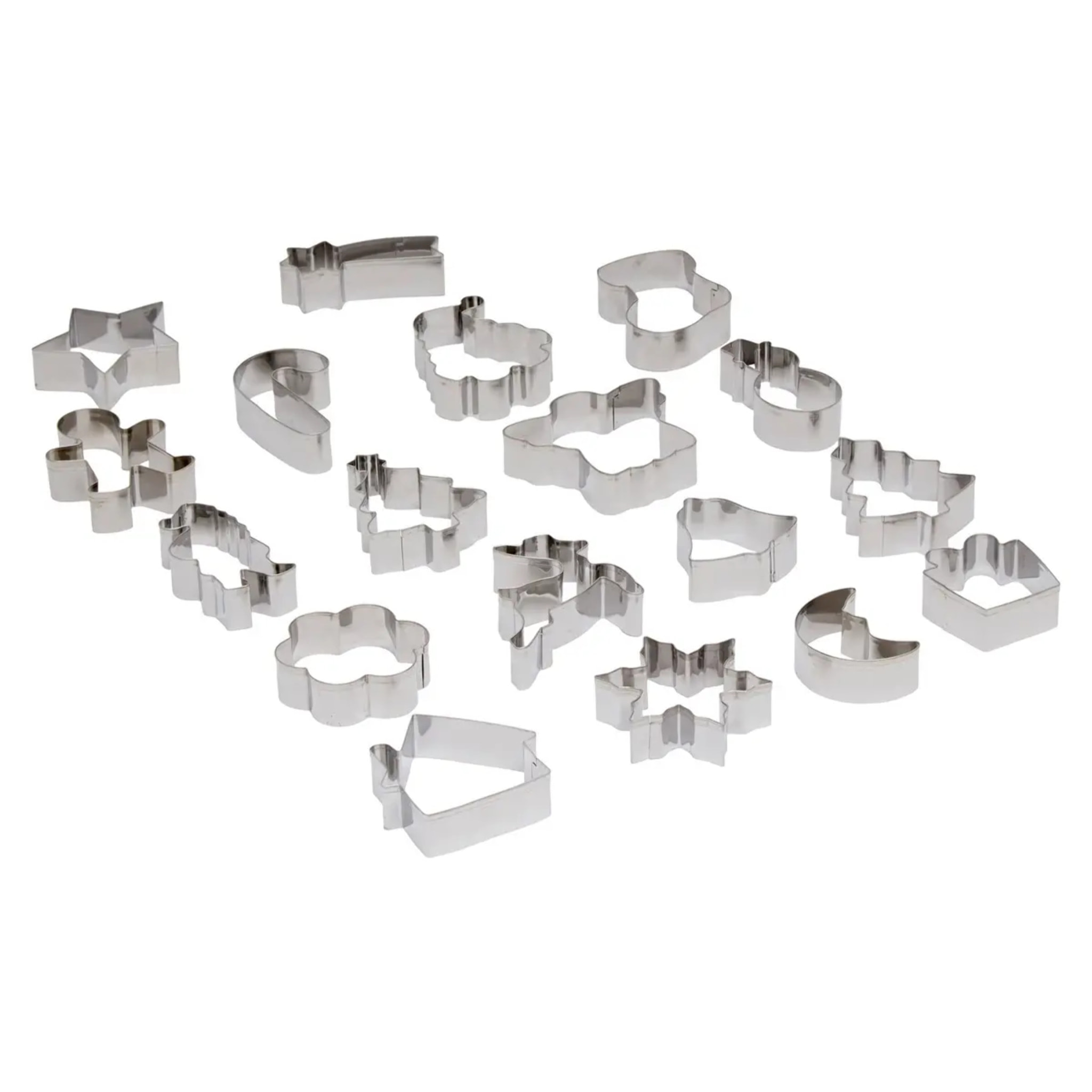 Emporte-pièces Noël 18 pièces acier inoxydable