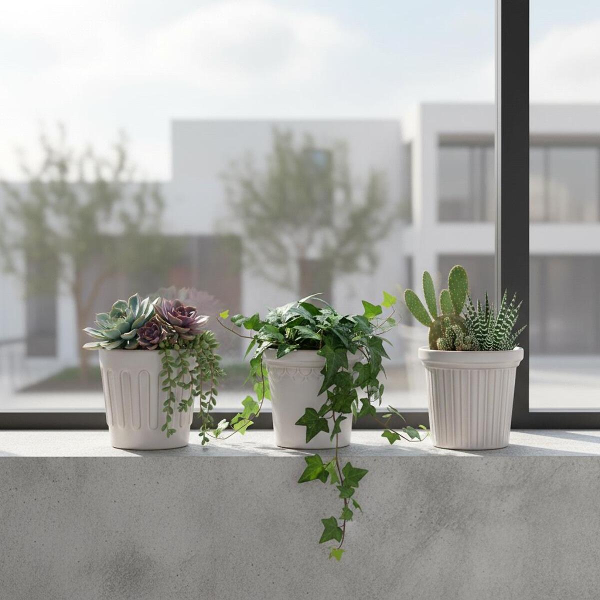 Set 3cachepot - 13,8xH13x13,8cm - Pezzi 2 - Bianchi Dino SpA