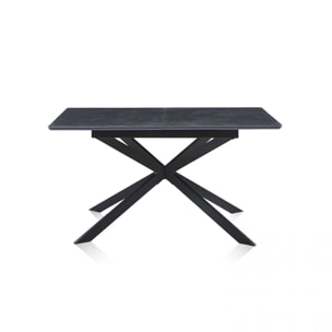 Mesa de comedor extensible Onix Negro