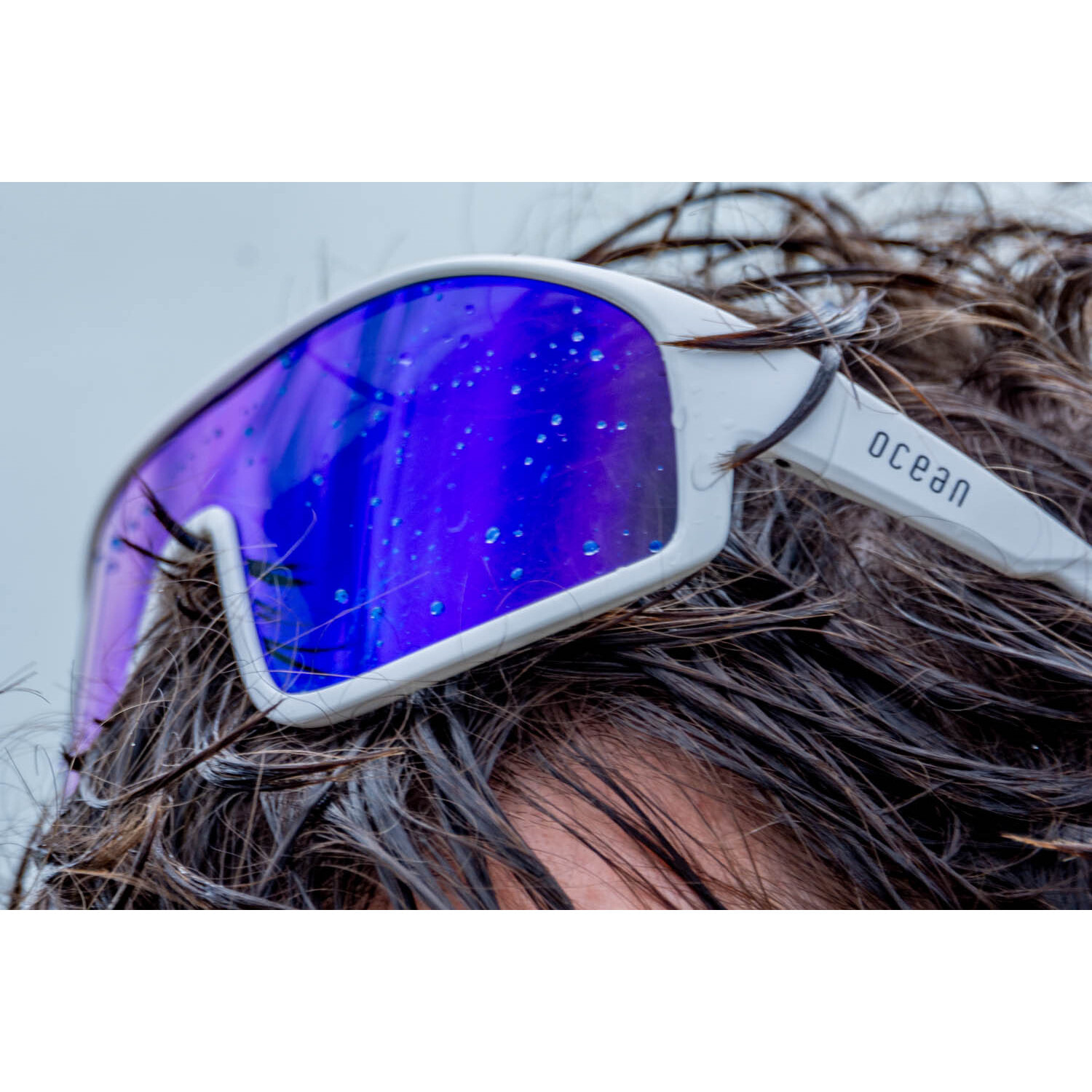Gafas de deportes acuáticos OCEAN KILLY WATER - Blanco / Azul