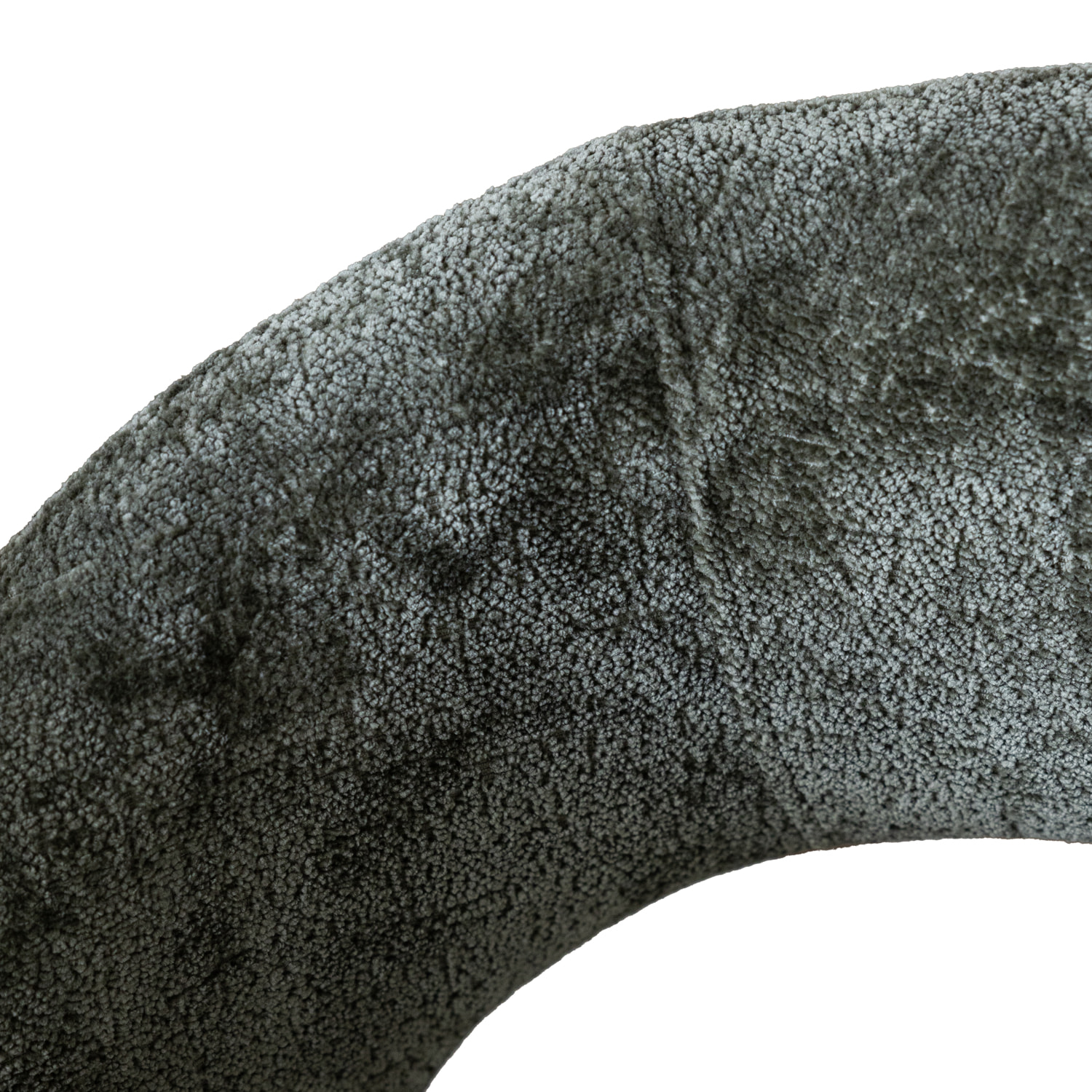 Chaise en chenille verte EHBA